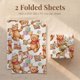 thumbnail image 2 of Papel de regalo SHSEEN 50 x 70 cm – 2 hojas con osito de peluche, 2 of 7