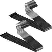 Perchas Para Pantalones Zober, Antideslizantes, 20 Unidades, De Metal, Para Guardar En El Armario