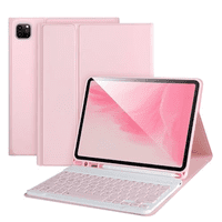 Mar Cases - Funda Con Teclado Rosado Para Ipad Pro 11 M4 2024 Español