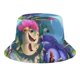 thumbnail image 5 of Hechizada Sombrero bucket para adultos, gorra de protección solar, sombrero de pescador plegable para viajes al aire libre, pesca y actividades de verano, 5 of 6