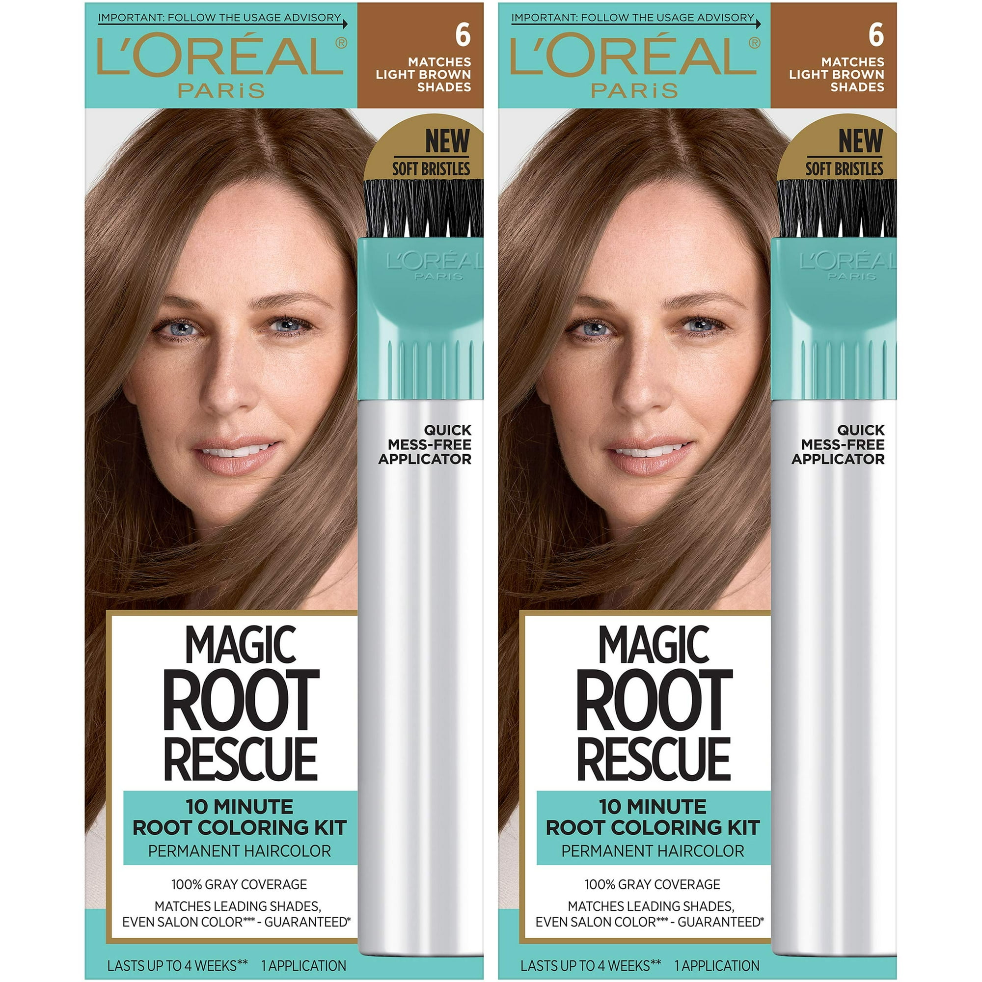 Kit de coloración capilar L'Oréal Paris Magic Root Rescue 6 Castaño ...
