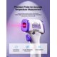 thumbnail image 5 of Termómetro infrarrojo HUHETA para adultos con alarma de fiebre (morado), 5 of 8