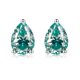 thumbnail image 5 of Aretes de Moissanita Corte Pera de 1.6cttw para Mujer Color D Claridad VVS1 Aretes de Botón de Moissanita Aretes de Botón de Diamante de Plata Esterlina S925 para Mujer con Certificado, 5 of 8