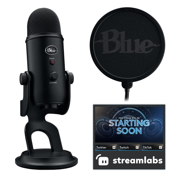 Kit de streaming de juegos Logitech para creadores Blue Yeti Yeti USB