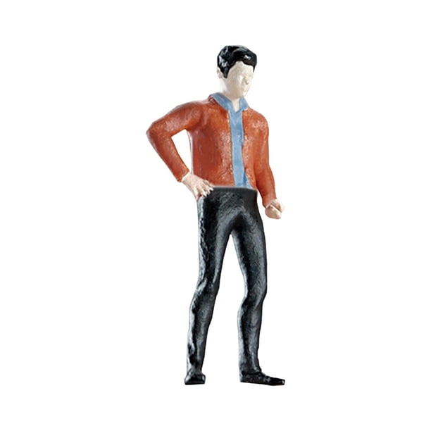 Figura modelo a escala 1/64, figuras a escala 1/64, figuras realistas, modelo a escala 1/64, figuras de personas para decoración de escena DIY, diseño