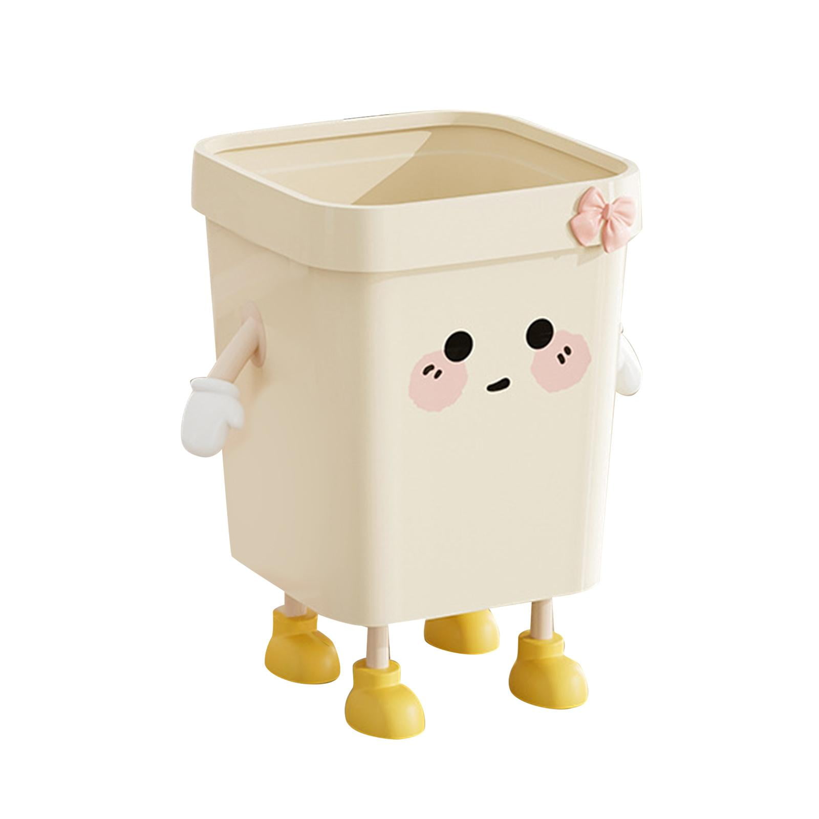 Magideal - Bote De Basura Cesto De Basura De Cocina Bote De Basura,rectángulo,cubo De Basura Contenedor De Basura Moderno Bote De Basura Para Garaje Sala De Esta De Pie