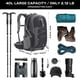 thumbnail image 2 of Mochila de senderismo Maelstrom, impermeable, 40 L, con funda para lluvia, color negro, 2 of 7