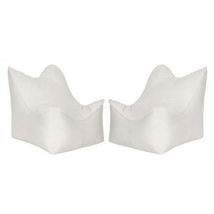 Bodevir - Set Pouf Potter 1C Felpa Crudo