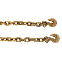 Kinedyne - Cadena Amarre Carga 1/2 Pulg Con Gancho 6 Mts Largo Grado 7