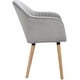 thumbnail image 4 of Pack 2 Butacas Sitiales Almer Velvet Gris | Sala, Dormitorio u Oficina, 4 of 7