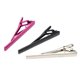 thumbnail image 5 of 3x tie bar clip de corbata formal para hombre elegante corbata clips rosa rojo + negro + plata, 5 of 5