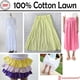 thumbnail image 4 of Tela Barcelonetta 147 cm Algodón Lawn Blanco 5 yard (4,57 m), 4 of 6