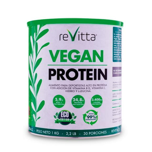 Proteina Vegana Vegan Protein 1 Kg. Sabor Frutos del bosque