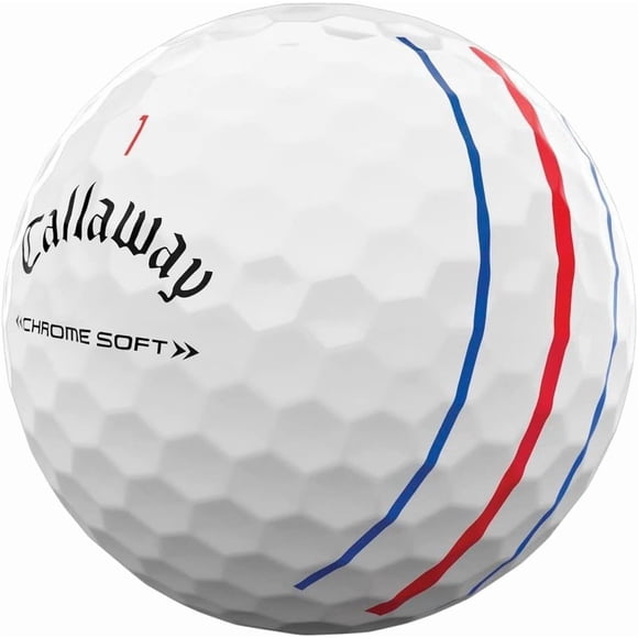 Pelotas de Golf LostGolfBalls Chrome Soft Triple Track (72 unidades)