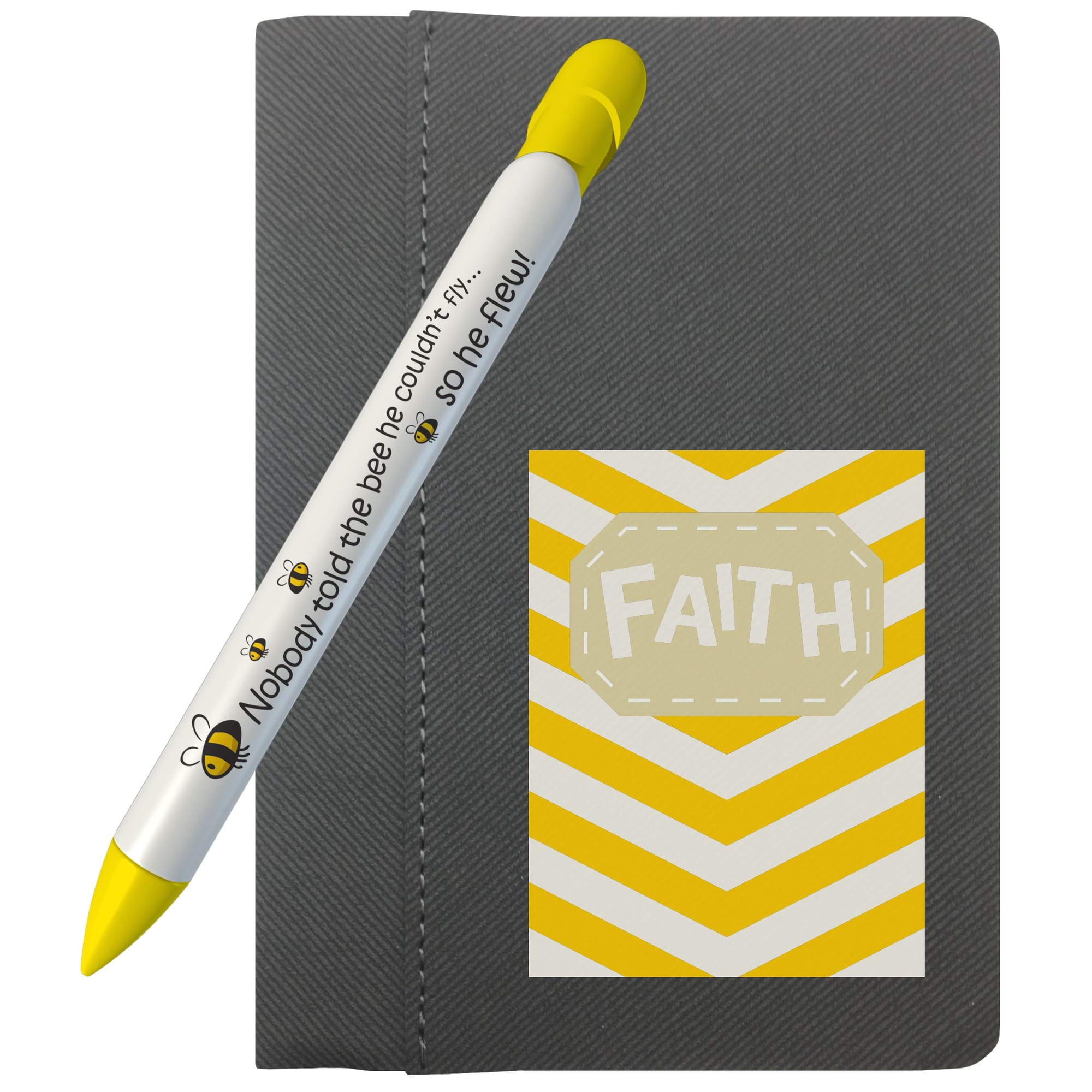 Set De Regalo Greeting Pen Faith Con Cuaderno De 4 X 6 Pulgadas Y Bolígrafo Giratorio