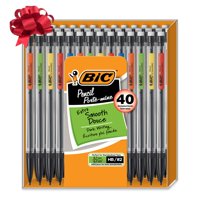 Juego De 40 Lápices Mecánicos Bic Xtra Smooth De 0,7 Mm De Punta Media