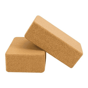 Crusec - Bloque De Yoga De Corcho De Madera Ladrillo De Yoga