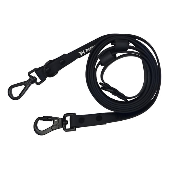 Petlounge Correa De Paseo Manos Libres Para Mascotas Perros - Negro