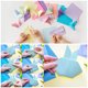 thumbnail image 5 of Papel de Origami Uxcell Doble Cara para Proyecto de Arte y Manualidades Principiante 100 Hojas Blanco Crema 3x3 pulgadas, 5 of 5