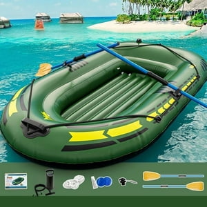 N-Ofertas - Bote Inflable Kayak + Remos 195X116 Cm Para 2 Personas