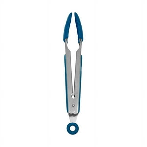 Pinzas Mango Acero Silicona Azul Fta