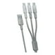 thumbnail image 1 of Cable USB 3 en 1 Carga Múltiple Tipo-c Micro Lightning, 1 of 2