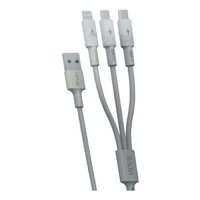 Vidvie - Cable Usb 3 En 1 Carga Múltiple Tipo-C Micro Lightning