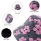 thumbnail image 3 of Sombrero de pescador de piel sintética con margaritas y flores de oveja para mujer, cálido y peludo para invierno, 3 of 5