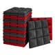 thumbnail image 5 of 12x 30x30cm Paneles De Espuma Para Insonorización Acústica Almohadillas Para Azulejos De Espuma Negra Y Roja, 5 of 5