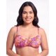 thumbnail image 1 of Bikini Copa C Arruchado con Amarra Trasera estampado naranjo Talla 48, 1 of 6
