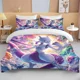 thumbnail image 1 of x2381 Bed SheetsCartoon Printed Soft Bedding Set Duvet Cover Duvet Cover Pillowcases Adult and Children Bedding Set Luxury 3-Piece Bedding Set (1 Duvet Cover + 2 Pillow Shams) nj2381, 1 of 5