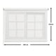 thumbnail image 3 of Cortina Roller Rustica Deluxe 100x200 CM Blanco, 3 of 3