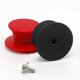 thumbnail image 1 of Perilla de silicona para tapa de olla FOLI paquete de 2, negro y rojo, 1 of 9
