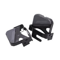 Magideal - 1 Par De Pedales Traseros De Bicicleta, Pedales De Ciclismo, Clavijas De Bicicleta, Reposapiés De Asiento Trasero De Liberación Rápida, Reposapiés