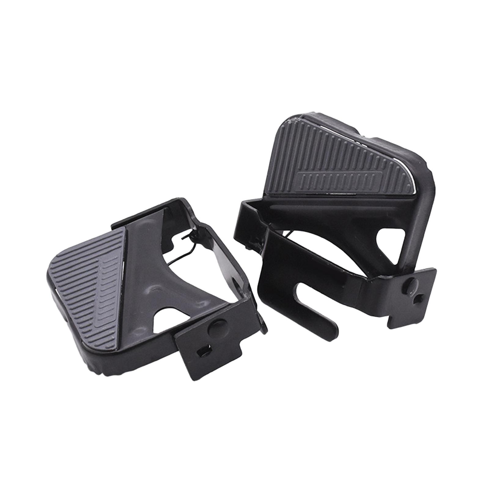 Magideal - 1 Par De Pedales Traseros De Bicicleta, Pedales De Ciclismo, Clavijas De Bicicleta, Reposapiés De Asiento Trasero De Liberación Rápida, Reposapiés