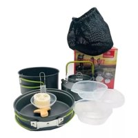 Campsor - Ollas De Camping Con Tetera Set