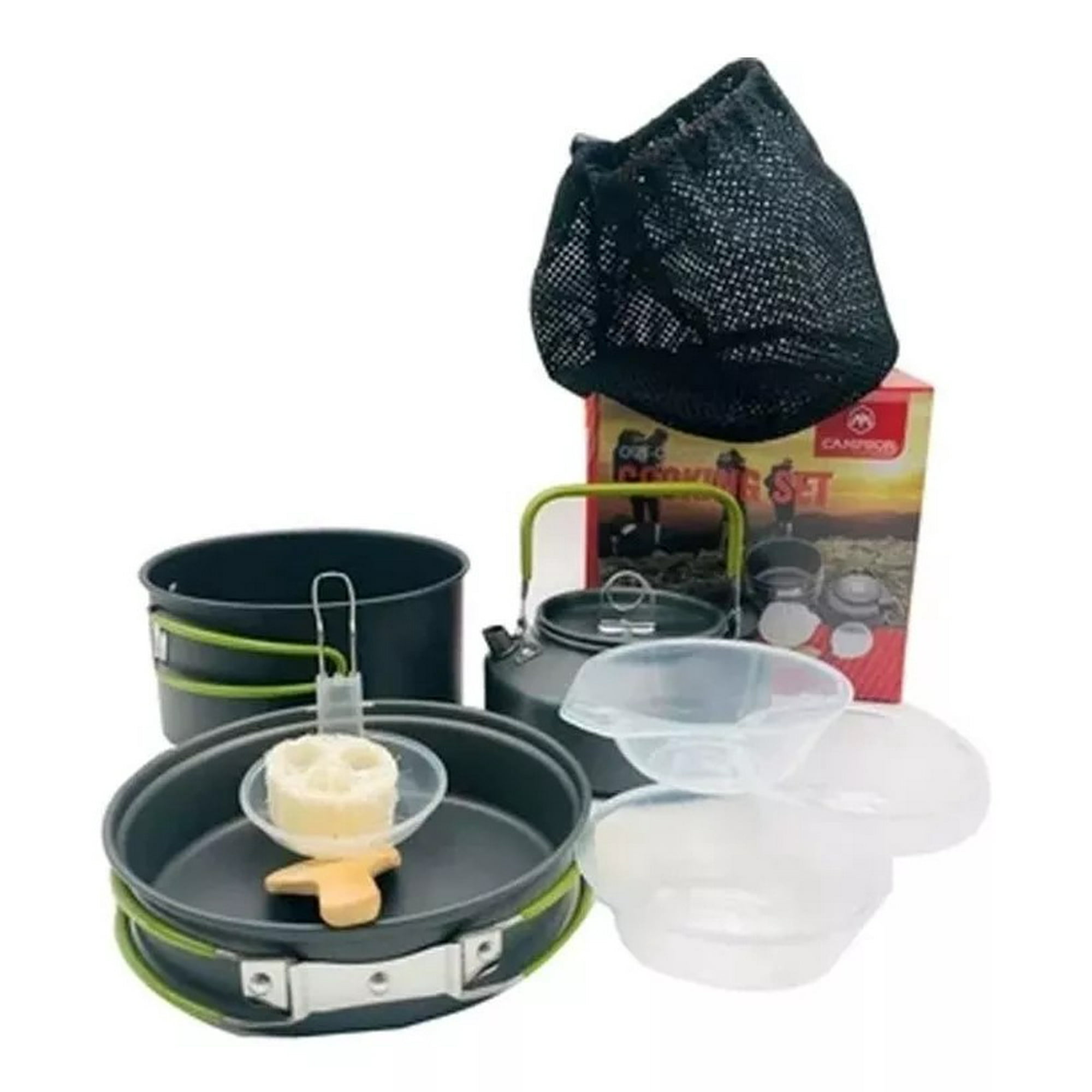 Campsor - Ollas De Camping Con Tetera Set