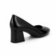 thumbnail image 4 of Zapato Mujer Charol Negro Taco Ancho Punta Redonda HL17, 4 of 8
