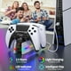 thumbnail image 3 of Estación de carga para el mando PS5 Dualsense/Edge con 9 luces de colores RGB, base de carga rápida PS5 y soporte de mando para PS5/Slim/Pro Controller-Blanco, 3 of 8