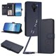 thumbnail image 1 of Funda Cartera Trébol para Xiaomi Redmi Note 9 4G con Ranuras Tarjetas y Carga Inalámbrica Azul oscuro, 1 of 6
