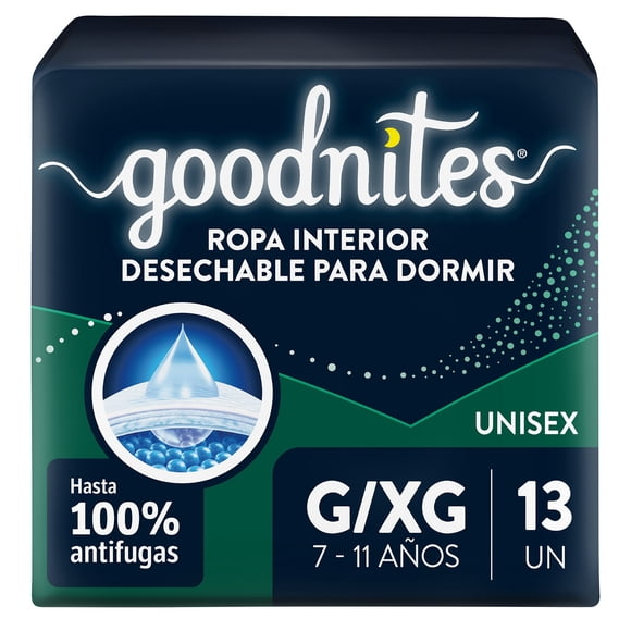 Ropa Interior Goodnites Desechable G-XG, 13 Un