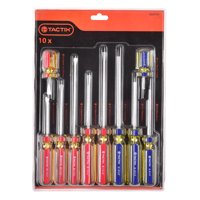 Tactix - Juego De Destornilladores 10 Piezas Tradicional