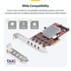 thumbnail image 5 of Tarjeta PCIe USB-C StarTech.com de 4 puertos y 10 Gbps con 4 puertos USB 3.2, 5 of 8