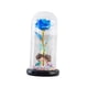 thumbnail image 1 of Lámpara LED Rosa De Flores Artificiales En Un Ramo De Cúpula De Cristal Para Decoración Del Hogar Azul, 1 of 3