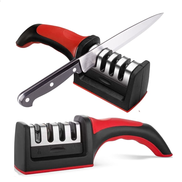 Afilador de cuchillos TechnoLegend 4 en 1 para cocina