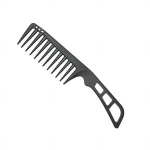 Olivia Garden - - Peine De Carbón Profesional Con Dientes Anchos Mango Ergonómico