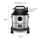 thumbnail image 3 of Aspiradora de agua y polvo Electrolux GT20I Acero Inoxidable, 3 of 8
