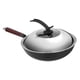 thumbnail image 3 of Sartén Antiadherente con Tapa, Utensilio de Cocina Sartén para Tortillas, Mango Largo, Sartén Sin Revestimiento, Sartén Wok para , Sándwiches, T plano de 32 cm, 3 of 4