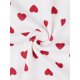 thumbnail image 5 of INSPIRE CHIC Pijamas de Punto Acanalado para Mujer Suaves y Elásticos con Cuello Redondo de Manga Corta con Pantalones Cortos Conjuntos de Descanso con Volantes y Patrones Lindos S Corazón Rojo, 5 of 6