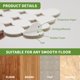 thumbnail image 2 of Protectores De Fieltro Para Muebles 48 Piezas Redondos Beige 2 5 Cm, 2 of 7